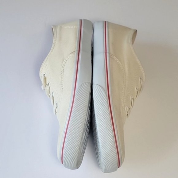 Tory Burch Murray off white lace-up sneakers women's size 10.5 - Picture 7 of 13